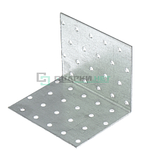 Крепежный уголок равносторонний KUR-80х100 (80х80х100) - Чертеж