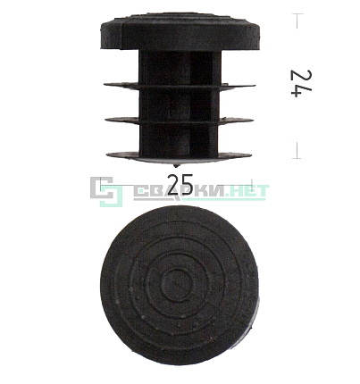 Заглушка внутренняя 25 мм