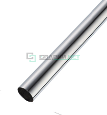 Труба офисная 25 мм ,толщина стенки 1 мм, 3 метра покрытие хром - Чертеж