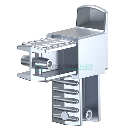 Угловой соединитель с выступом 25х25х1,2  