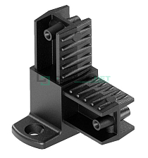 Угловой соединитель с площадкой 25х25х1,2.  