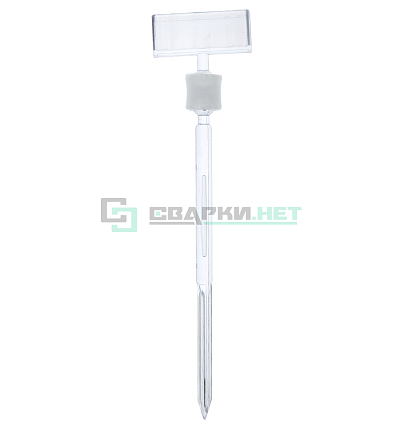 Держатель ценника на игле, прозрачный