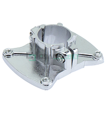 Полкодержатель двусторонний, хром 25мм - Чертеж