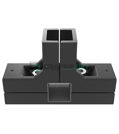 Внешний угловой соединитель 3-х лучевой 25мм со вставкой