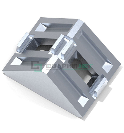 Угол соединительный для конструкционного профиля 45х45  