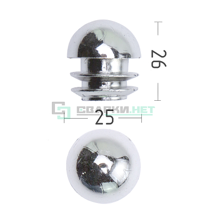 Заглушка сферическая