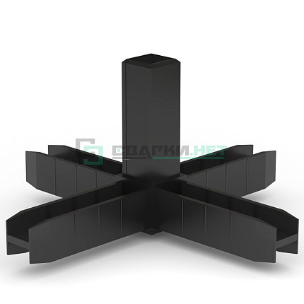 Уголок сборочный черный 5d